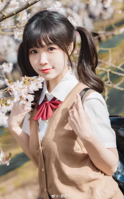 JK制服 樱花是春日来信@-蘑菇兮-
