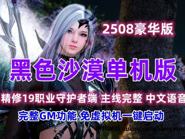 黑色沙漠2508一键端 19职业守护者单机版网游端 黑色沙漠单机 GM工具+教程